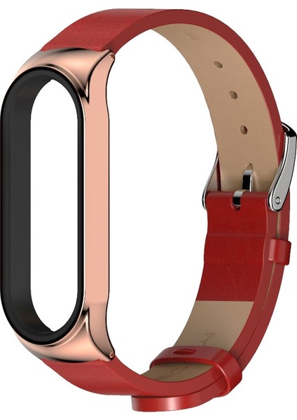 Xiaomi Mi Band Için 6/5/4/3 Deri Kordonlu Saat (Yurt Dışından)