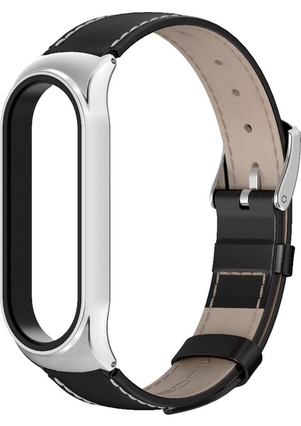 Xiaomi Mi Band Için 6/5/4/3 Sığır Derisi Kordonlu Saat (Yurt Dışından)