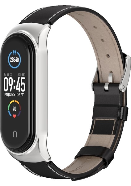Xiaomi Mi Band Için 6/5/4/3 Sığır Derisi Kordonlu Saat (Yurt Dışından)