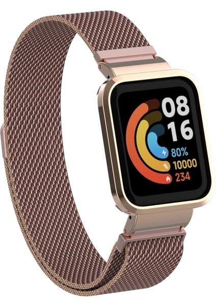 Xiaomi Redmi Watch 2 Için Milanese Kordonlu Saat (Yurt Dışından)