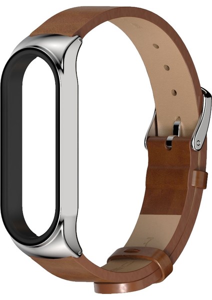 Xiaomi Mi Band Için 6/5/4/3 Deri Kordonlu Saat (Yurt Dışından)
