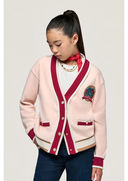 Bg Store Kız Çocuk Pembe Hırka modelleri