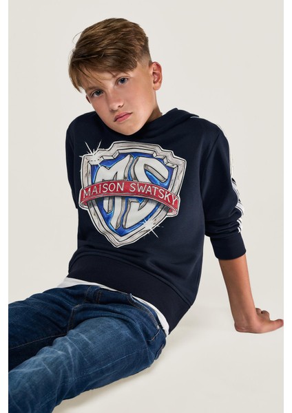 Bg Store Erkek Çocuk Lacivert Sweatshirt modelleri