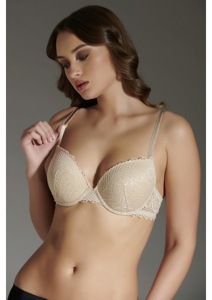 New Bra 8125 Kadın Dantelli Destekli Sütyen