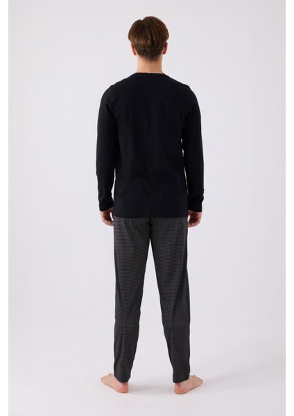 3172 Erkek Uzun Kol Pijama Takım modelleri