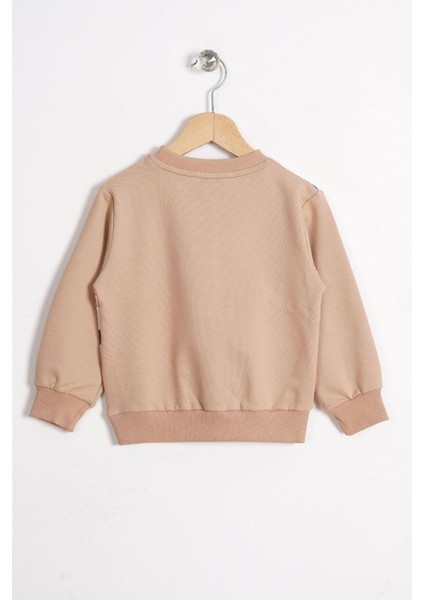 Tembel Hayvan Figürlü Vizon Renk Erkek Çocuk Sweatshırt fiyatları