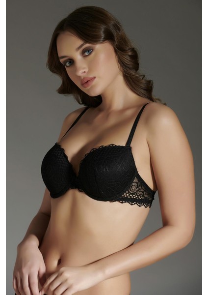 New Bra 8125 Kadın Dantelli Destekli Sütyen