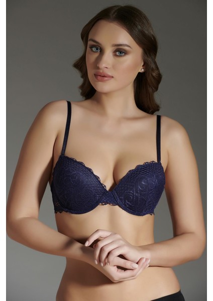 New Bra 8125 Kadın Dantelli Destekli Sütyen