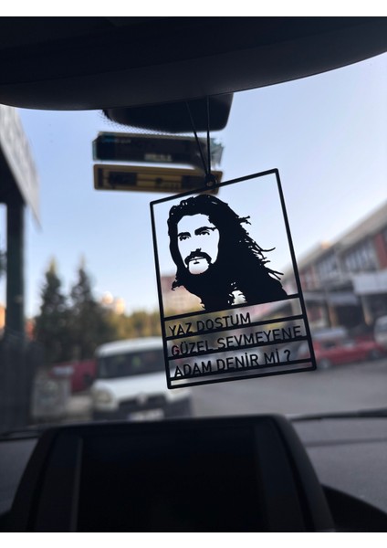 Araba Dikiz Aynası Süsü Metal Barış Manço Yaz Dostum Güzel Sevmeyene Adam Denir Mi fiyatları
