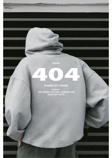 Human Arka Baskılı Pamuklu Erkek Sweatshirt
