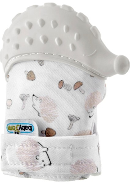 Diş Kaşıyıcı Eldiven Kirpi Gri