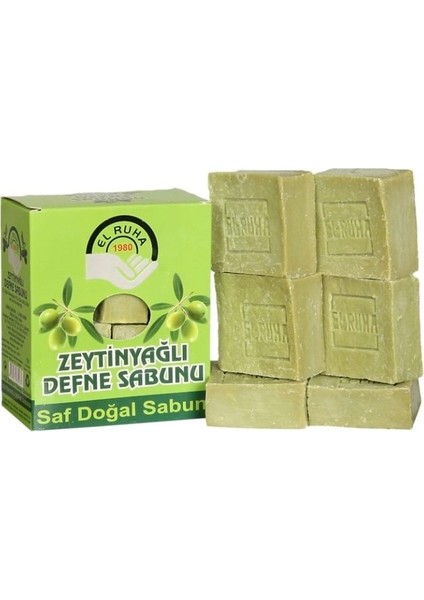 El Ruha Zeytinyağlı Defne Sabunu (6,lı Paket)