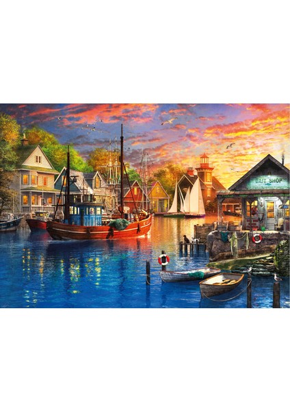 KS Games American Harbour Sunset 3000 Parça Puzzle