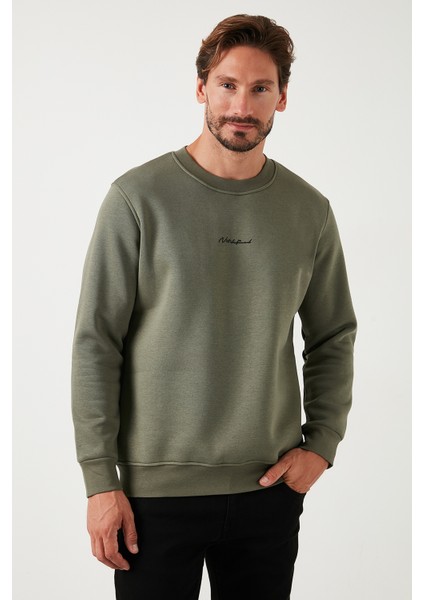 Pamuklu Regular Fit Bisiklet Yaka Sweat Erkek Sweat 59050121 modelleri
