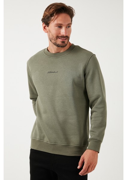 Pamuklu Regular Fit Bisiklet Yaka Sweat Erkek Sweat 59050121 indirimleri