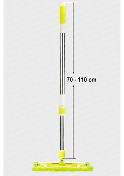 360 Derece Dönebilen Teleskopik Pratik Temizlik Mopu Clamp Cloth Sihirli Mop + 2 Mikrofiber Bez modelleri