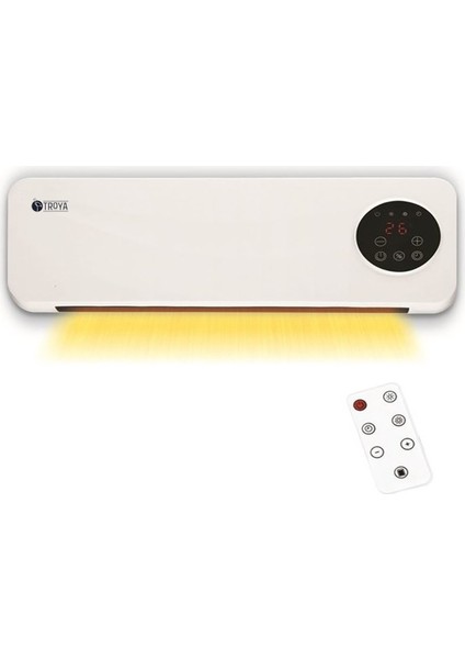 TR-528 Uzaktan Kumandalı Duvar Tipi Fanlı Isıtıcı