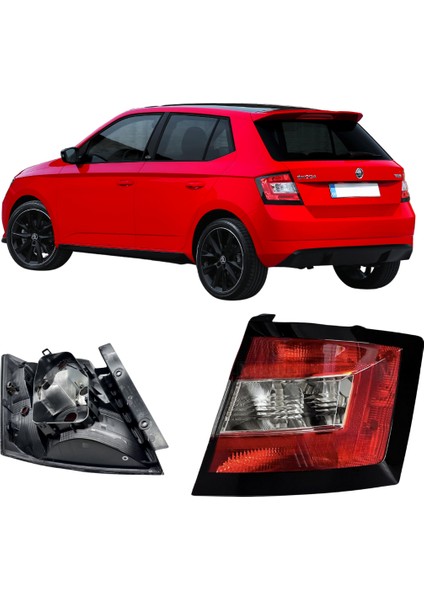 Skoda Fabia Arka Sağ Stop 2015 2019 Model Uyumlu