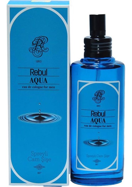 Aqua Spreyli Cam Şişe Kolonya - 100 ml