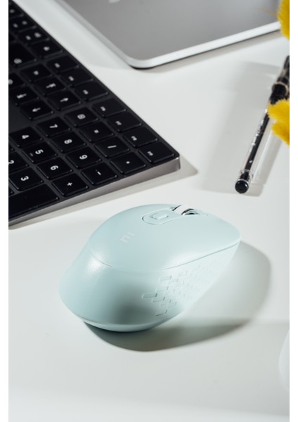 SM-BT09 USB Turkuaz 2in1 Bluetooth ve 2.4ghz Kablosuz Mouse