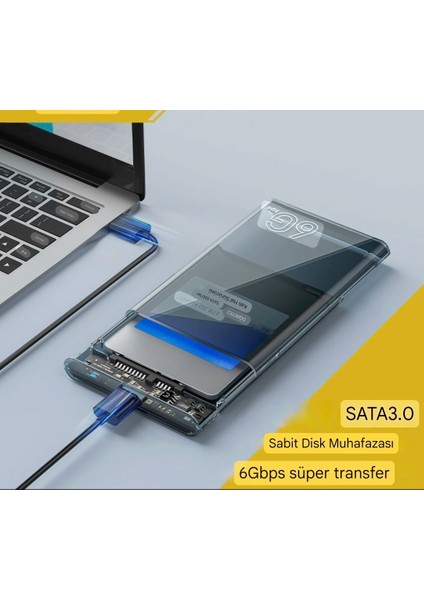 Usb 3.0 SSD Sata HDD Kutusu CE/FC/ROHS Lisanslı 6Gbps Hızlı Yeni Nesil