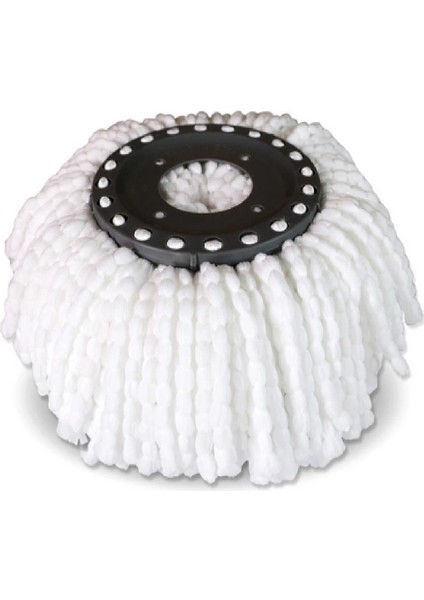 3'lü microfiber mop yedek seti, temizlik için pratik ve kullanışlı beyaz renk