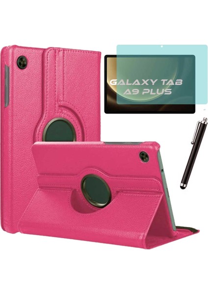 Samsung Galaxy Tab A9 Plus X210 Kılıf Ekran Koruyucu Kalem Set