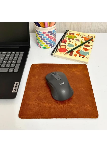 Hakiki Deri Slim Mausepad, Efektli Crazy Gerçek Deri Mouse Pad, 1 Adet Oyuncu Gamepad