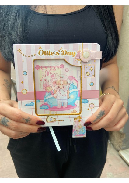 3 Boyutlu Kawaii Renkli Sayfalı Defter