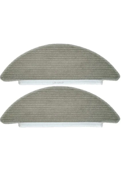 Gri Yedek Paspas Seti, 2 Adet, Uyumu Alpha 2 Pro ve V5 Modelleri İçin