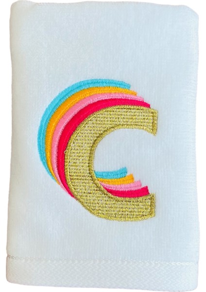Kişiye Özel C Harfi El Havlusu ( 1 Adet )