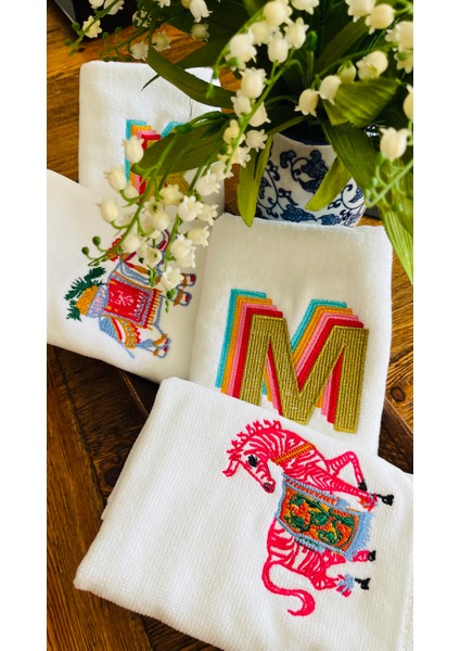 Kişiye Özel C Harfi El Havlusu ( 1 Adet ) modelleri