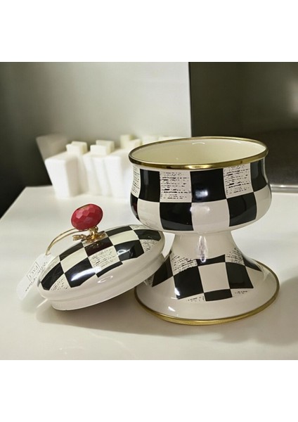 Dama Desenli Şekerlik/ Çerezlik (Elite Class Emaye) fiyatları