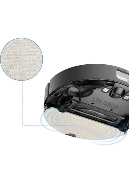 D10S Pro uyumlu 3 adet paspas bezi, temizlik için kaliteli ve renkli bej seçenekli modelleri