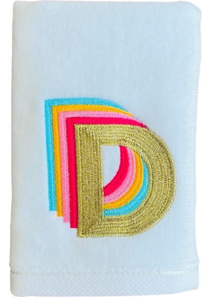 Kişiye Özel D Harfi El Havlusu ( 1 Adet )
