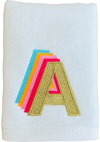 Kişiye Özel A Harfi El Havlusu ( 1 Adet )