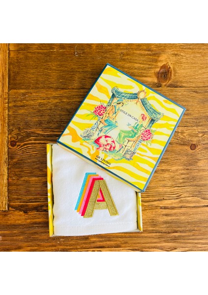Kişiye Özel A Harfi El Havlusu ( 1 Adet ) indirimleri
