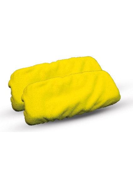 Sarı Yedek Buharlı Temizleyici Paspas Bezi 2'li Paket, Pratik ve Uyumlu, TR Menşei