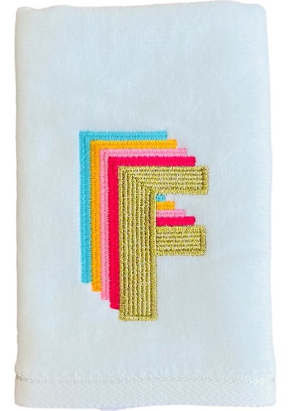 Kişiye Özel F Harfi El Havlusu ( 1 Adet )