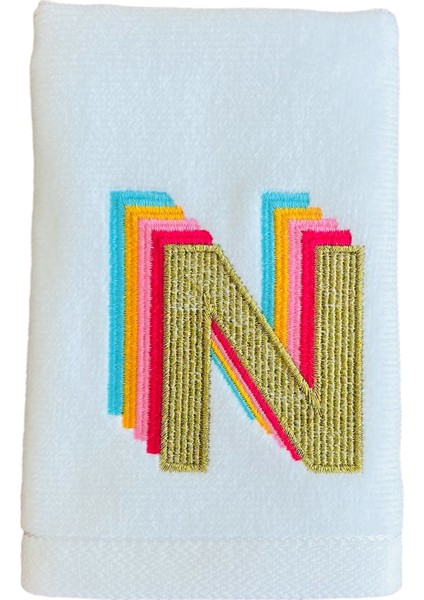 Kişiye Özel N Harfi El Havlusu ( 1 Adet )