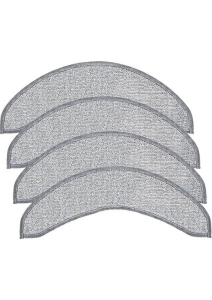 Robota uyumlu 4 adet gri paspas, temizlik kolaylığı sağlar