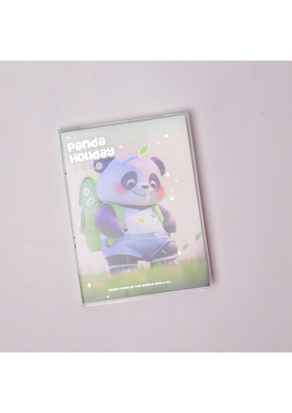 Sevimli Panda Mini Renkli Sayfalı Defter