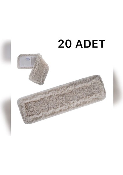 50 cm Nemli Mop Bezi Yedeği (20'li Paket)