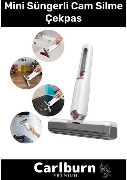 Taşınabilir Mini Tezgah Cam Silme Çekpası, Banyo ve Mutfak İçin Kullanışlı