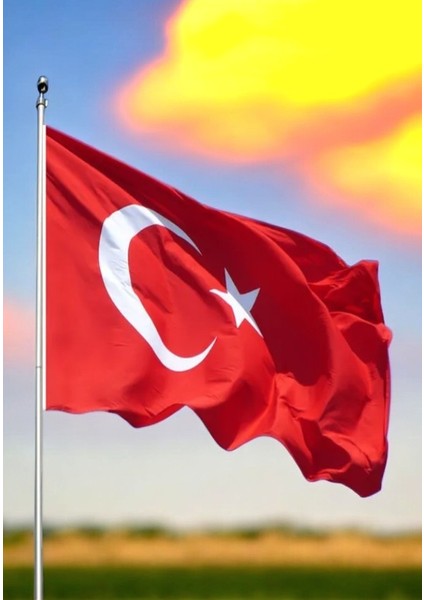 200 x 300 cm Raşel Kumaş Türk Bayrağı Kumaş Dikim
