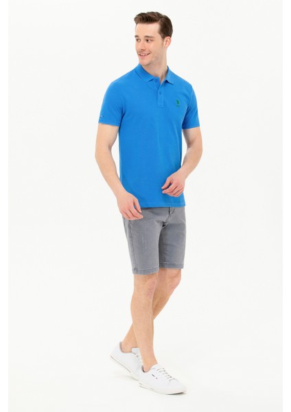 Erkek Saks Tişört Basic 50266337-VR045 modelleri