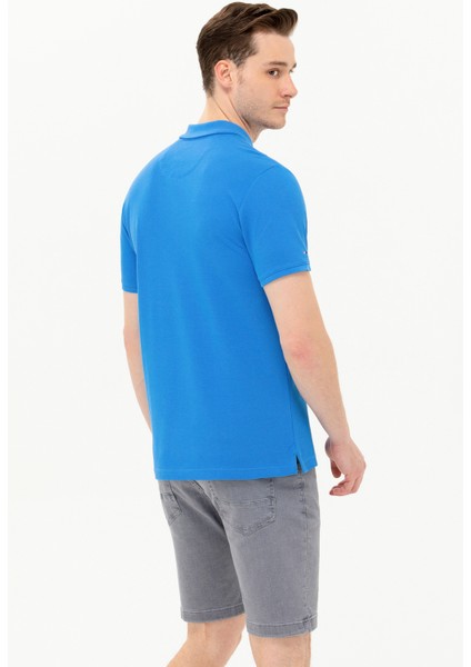 Erkek Saks Tişört Basic 50266337-VR045 indirimleri