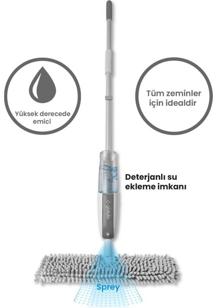 Çift Taraflı Sprey Mop
