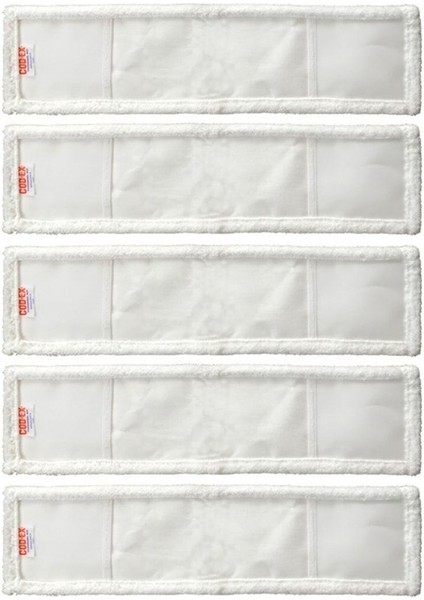 Yedek Duvar Mop 80cm 5'li set, pratik ve temiz ev temizlik araç gereci