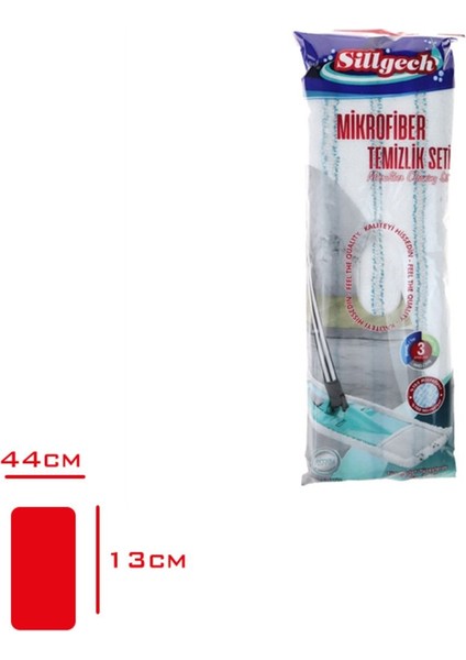 3'lü Flat Tablet Mop Yedek Bezleri Ev ve Ofis Temizlik Renk: Gribeyz